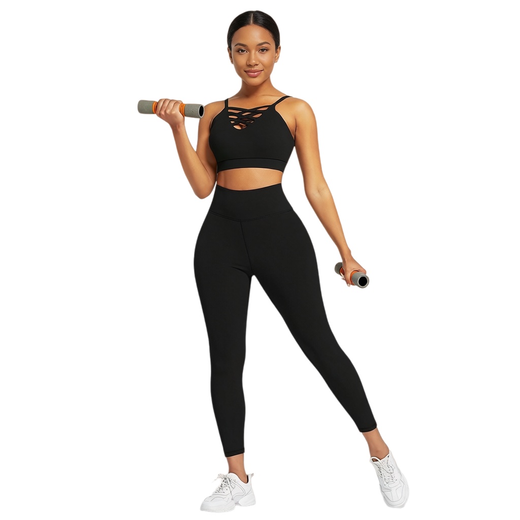 3 Set Pakaian Yoga Wanita - Ho - Yoga Of Fitness ulasan dan harga