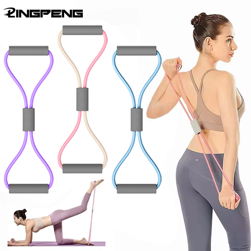 1Pcs Pita Elastis Home Gym Per - Yoga Fitness Resistance Band ulasan dan harga