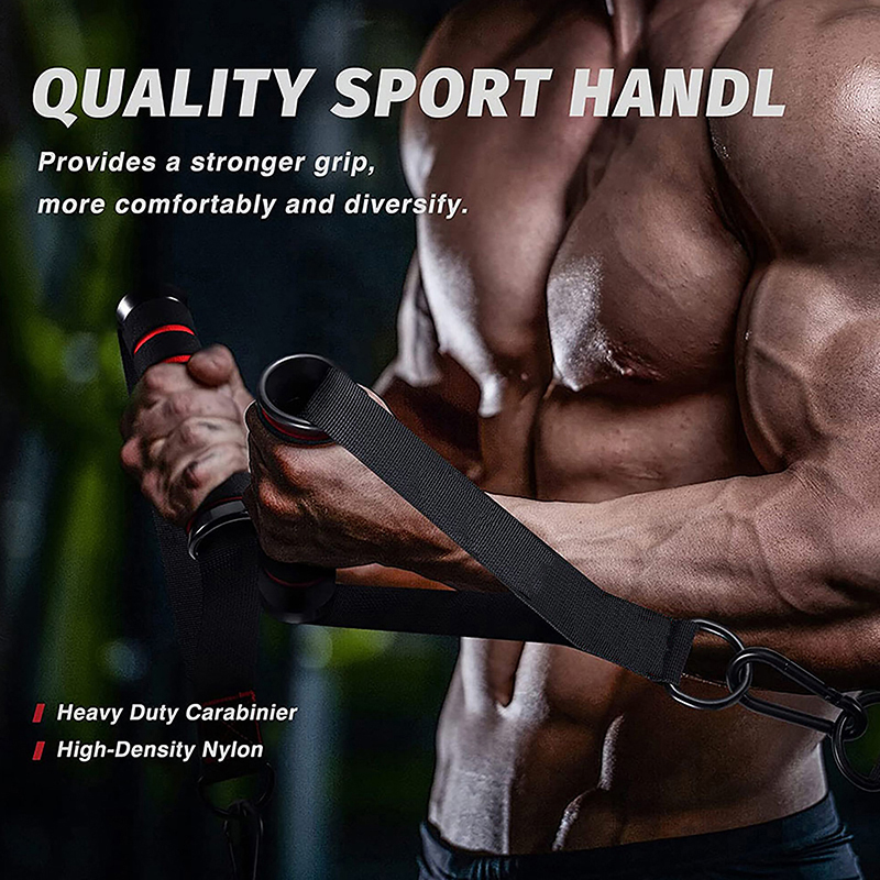 【F】Pegangan Mesin Kabel Heavy  - Yoga Fitness Resistance Band ulasan dan harga