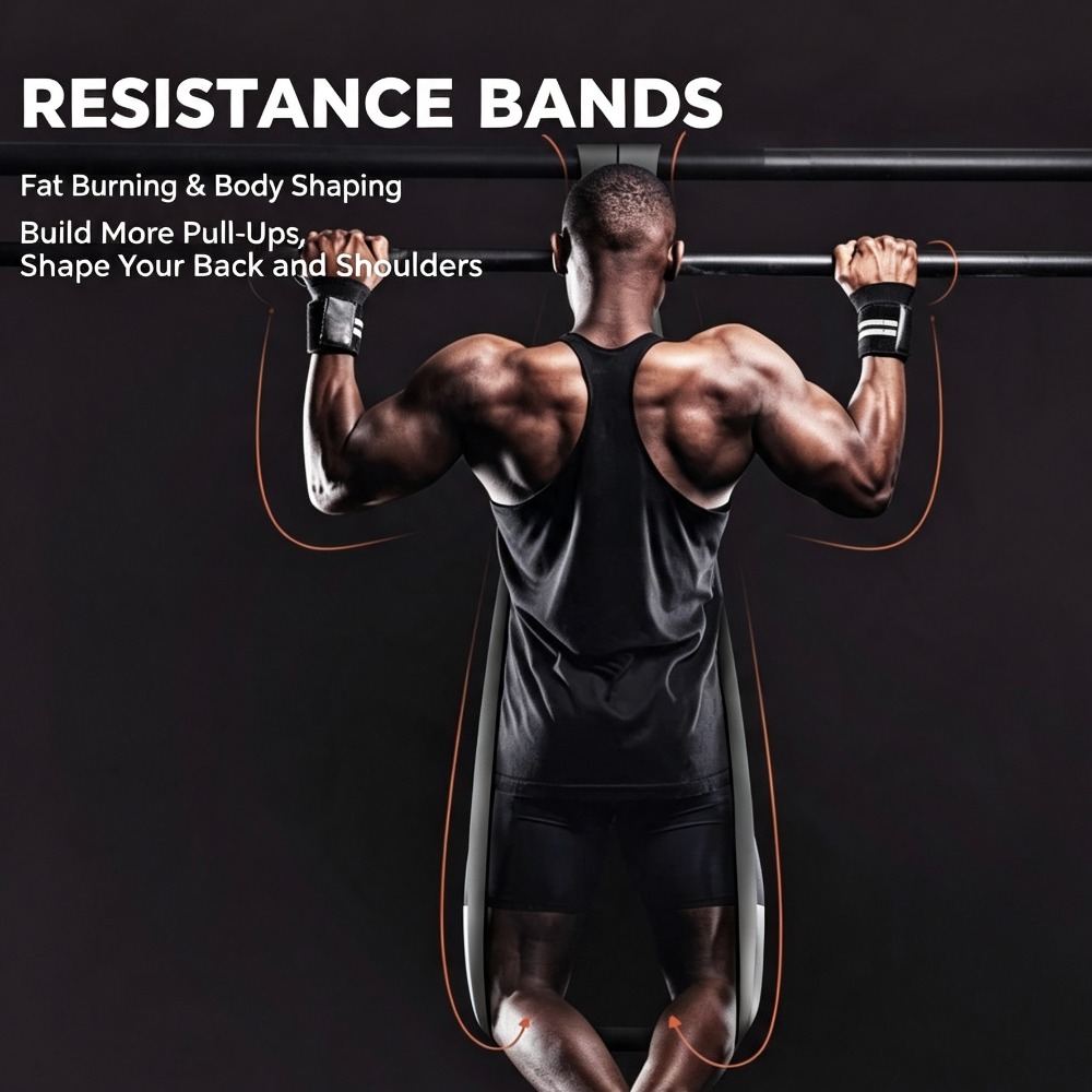 Pita Latihan Ketahanan Tebal,  - Yoga Fitness Resistance Band ulasan dan harga