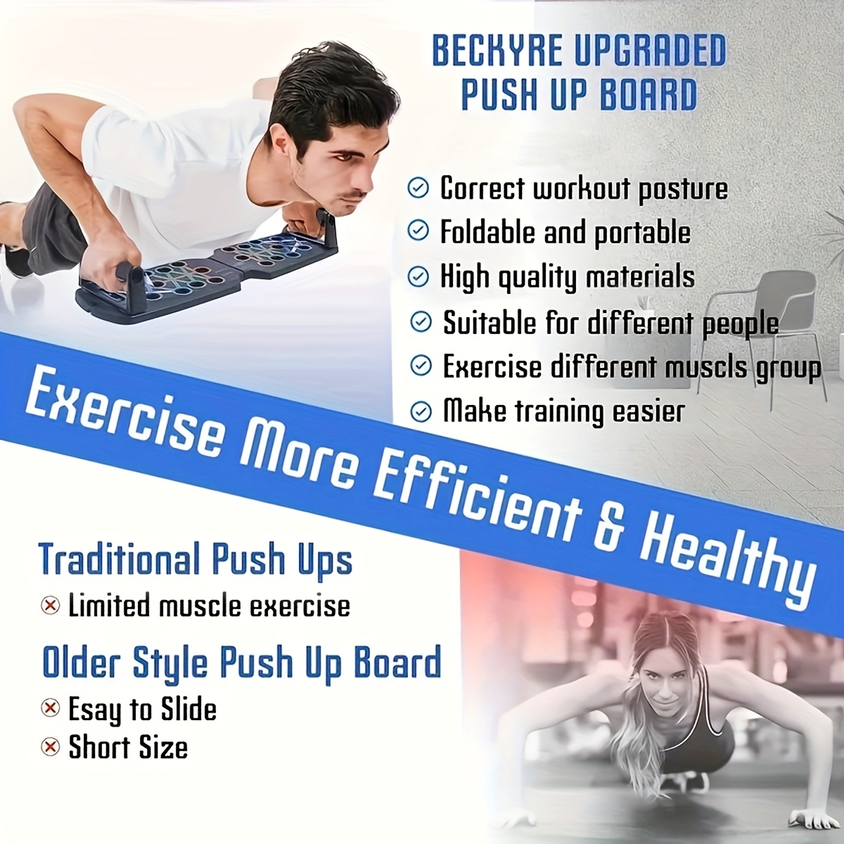Papan Latihan Push Up 28 Luban - Push Up Board ulasan dan harga