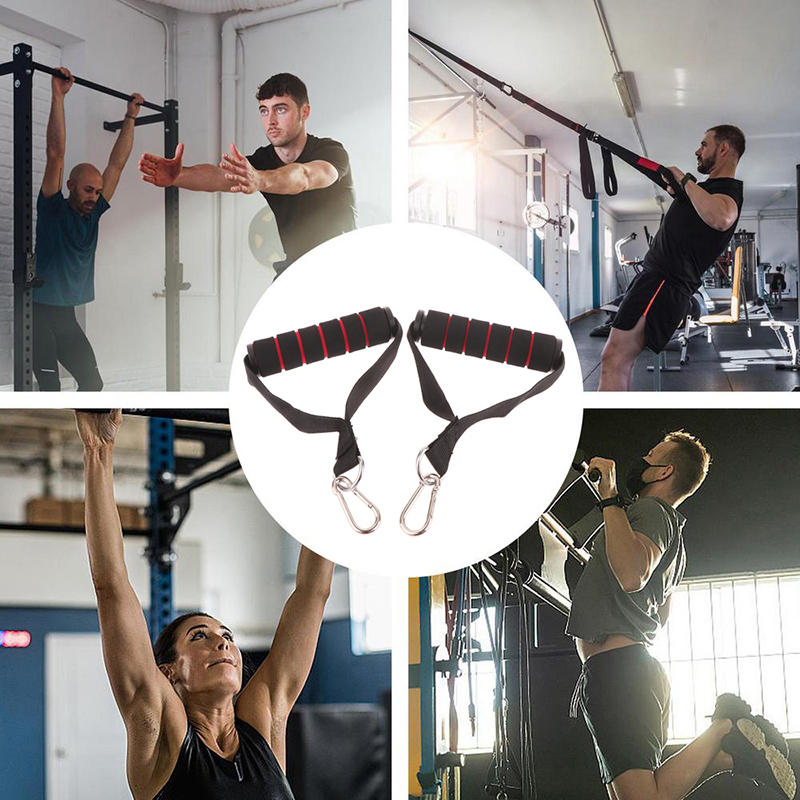 Pegangan Mesin Kabel Heavy Dut - Yoga Fitness Resistance Band ulasan dan harga