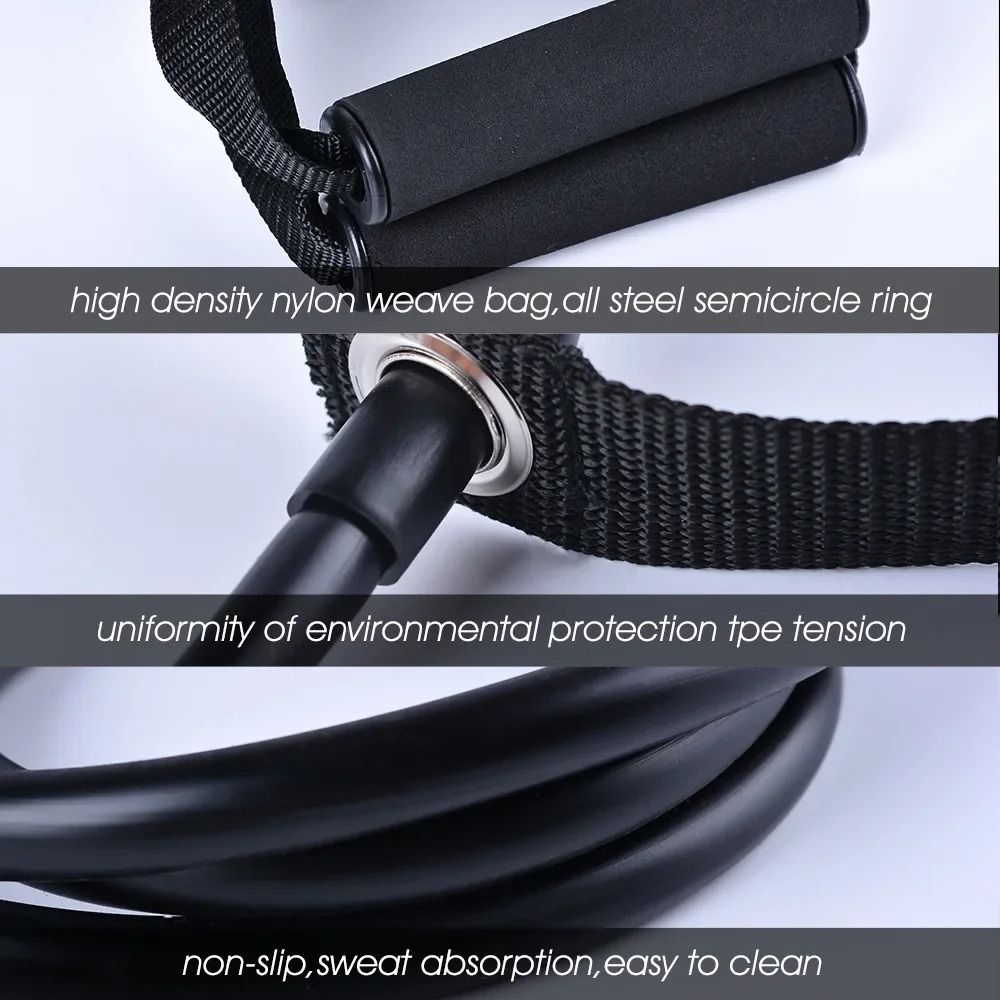 Dengan Pegangan, Tali Resisten - Yoga Fitness Resistance Band ulasan dan harga